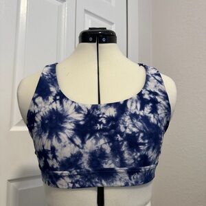 🖤❣️ GAP GapFit Navy White Tie-Dye Sports Bra